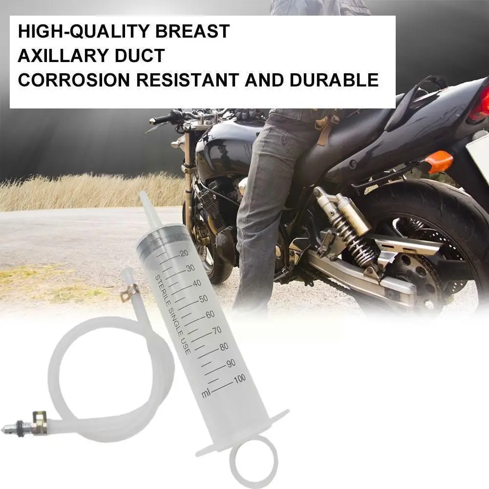 

New Motorcycle Bleed Kit Caliper Gas Bleed Syringe Tool For Hydraulic Disc Brake 2022 W1P9