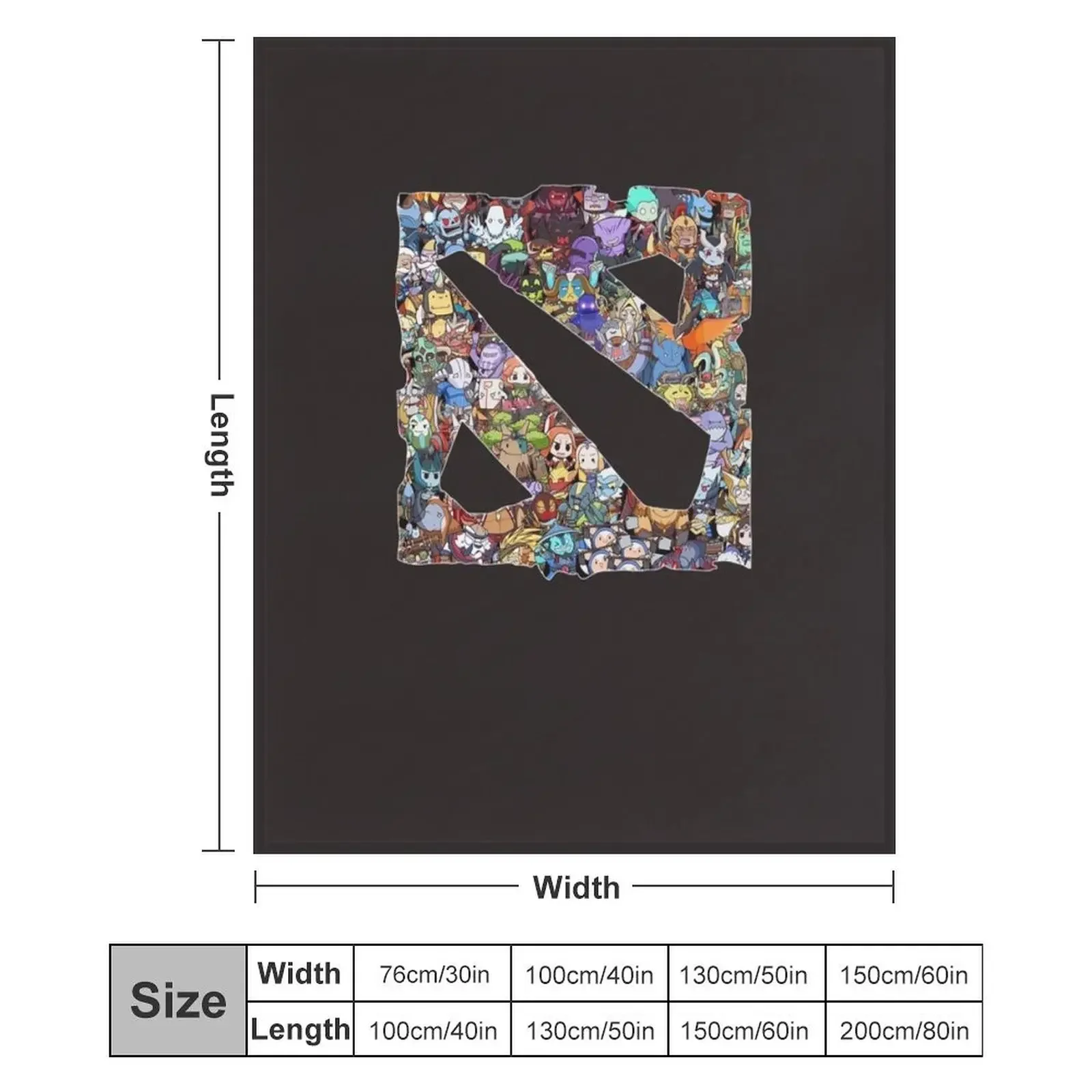 Пушистое одеяло Dota 2