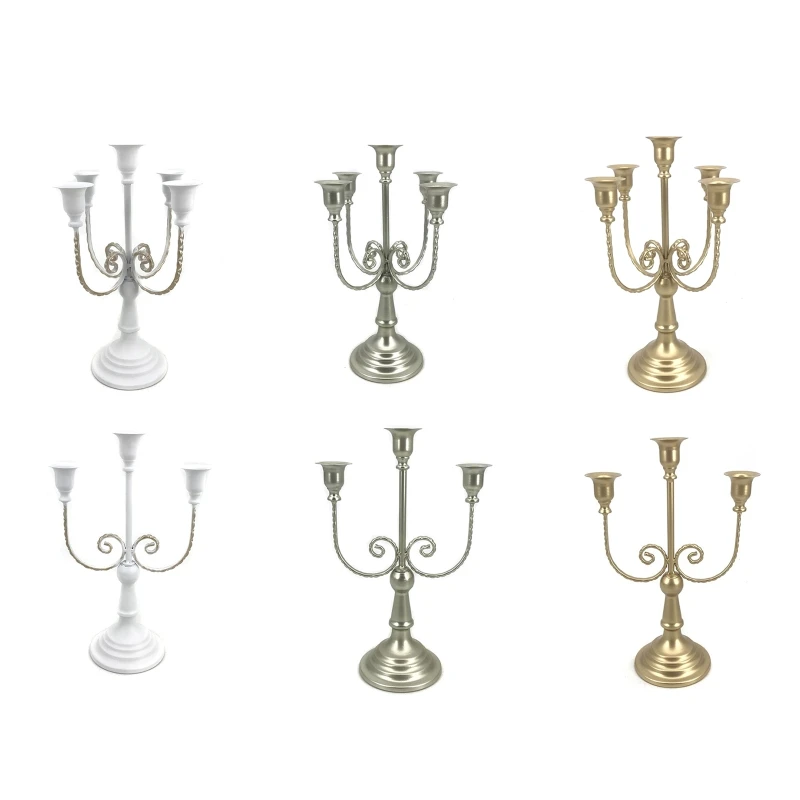 Retro Candlestick Holders Wedding Party Decor
