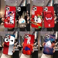 baymax big hero 6 phone case for iphone 13 12 11 pro mini xs max 8 7 plus x se 2020 xr cover