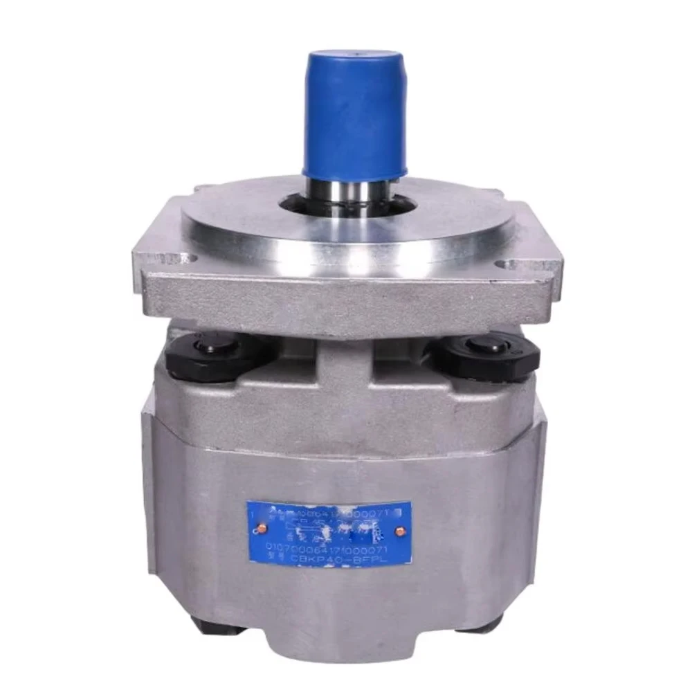 Фото CBKP Насосы Шестеренчатые масляные насосы CBKP32 CBKP40 CBKP50 CBKP63 Кран Насосы для вилочных погрузчиков Высокое давление 20 МПа ~ 25 МПа Прямоугольный шлицевой №4