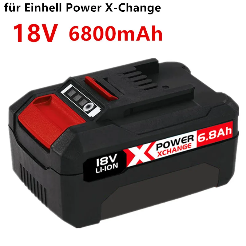 

Сменный аккумулятор X-change 6800 мАч einhell power x-change совместим со всеми аккумуляторами 18В einhelltools светодиодный ным дисплеем