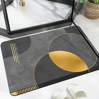 luxury diatom mud mat modern home decor small carpets for living room water absorbing quick dry bath rug anti slip floor mat
