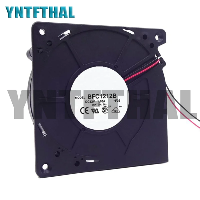 Вентилятор для турбины BFC1212B -T5A6, бесшумный вентилятор 12 см, 12 В постоянного тока, а, 2 А, 3 провода