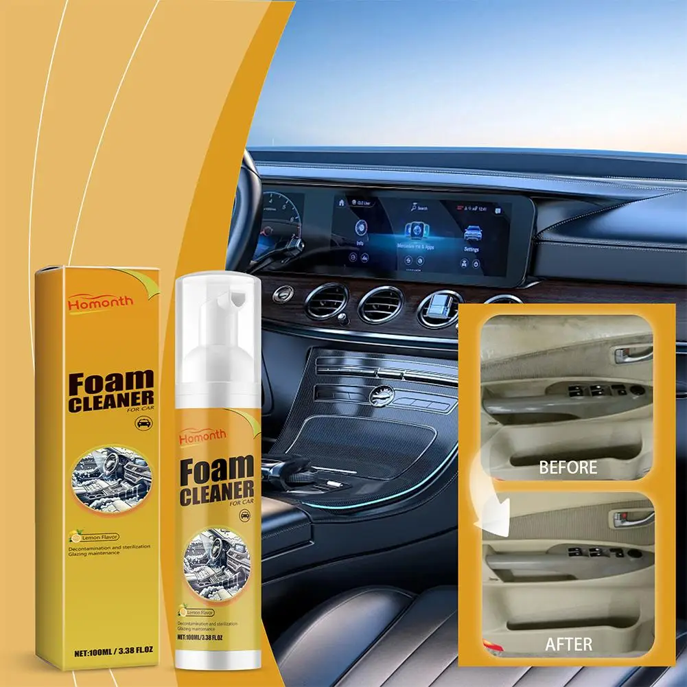 Очиститель автомобильной пены нейтральный PH очиститель салона автомобиля спрей