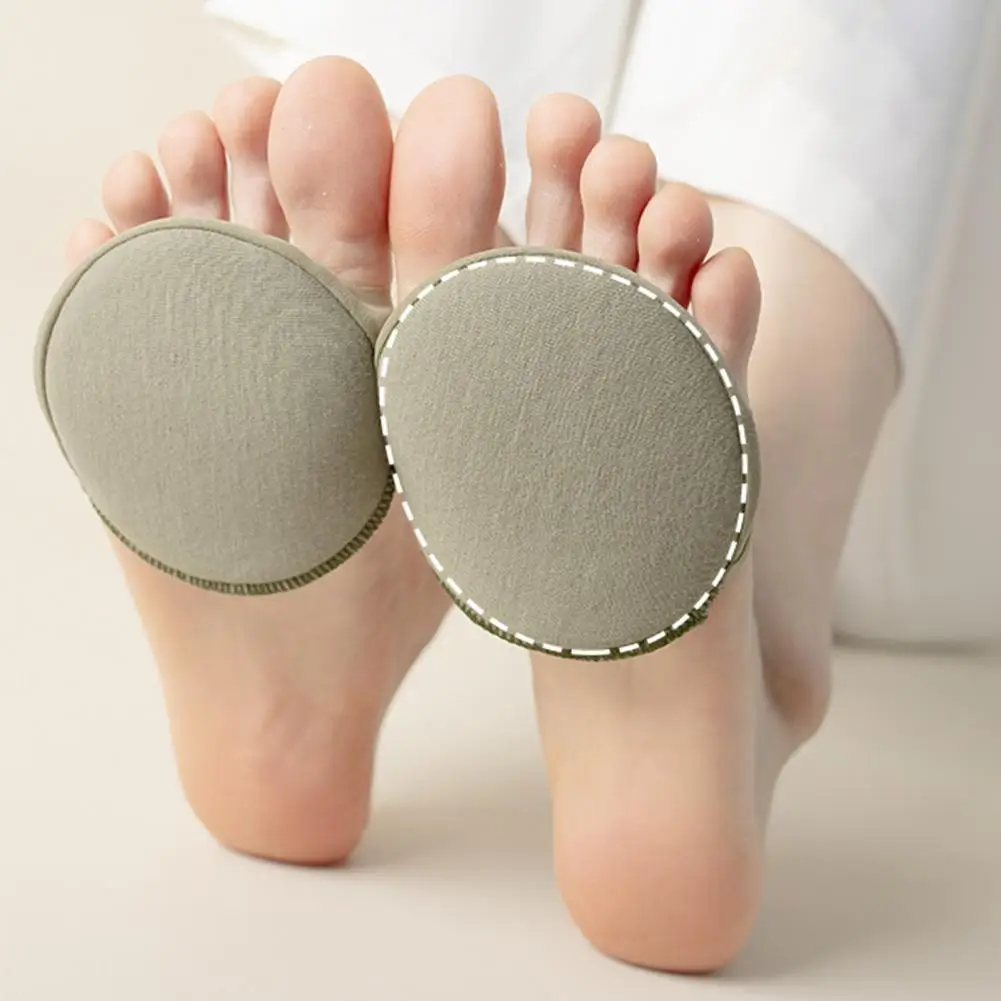 Toe Separator Excellent Nylon Solid Color Soft Breathable Invisible Socks Pads for Daily Wear Socks Pads Half Insoles