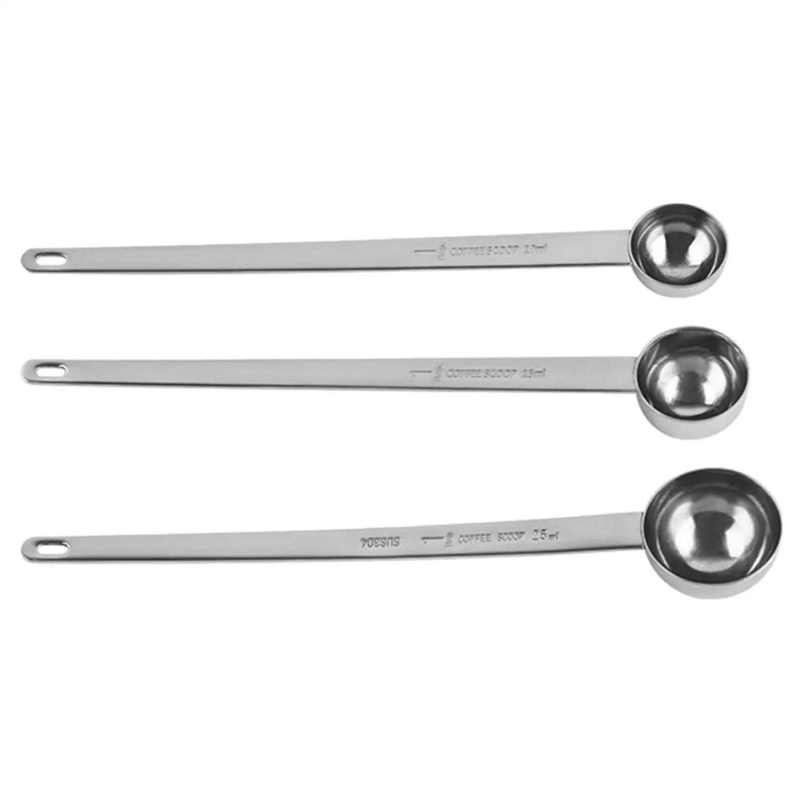 

Кофейная ложка из нержавеющей стали с длинной ручкой и мерной ложкой