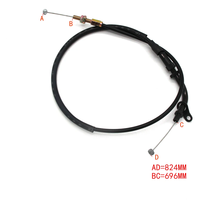 

Motorcycle Throttle Accelerator Cable For Suzuki Bandit 250 GSF250 74A All Years High Quality Durable Motorcycles Accessories