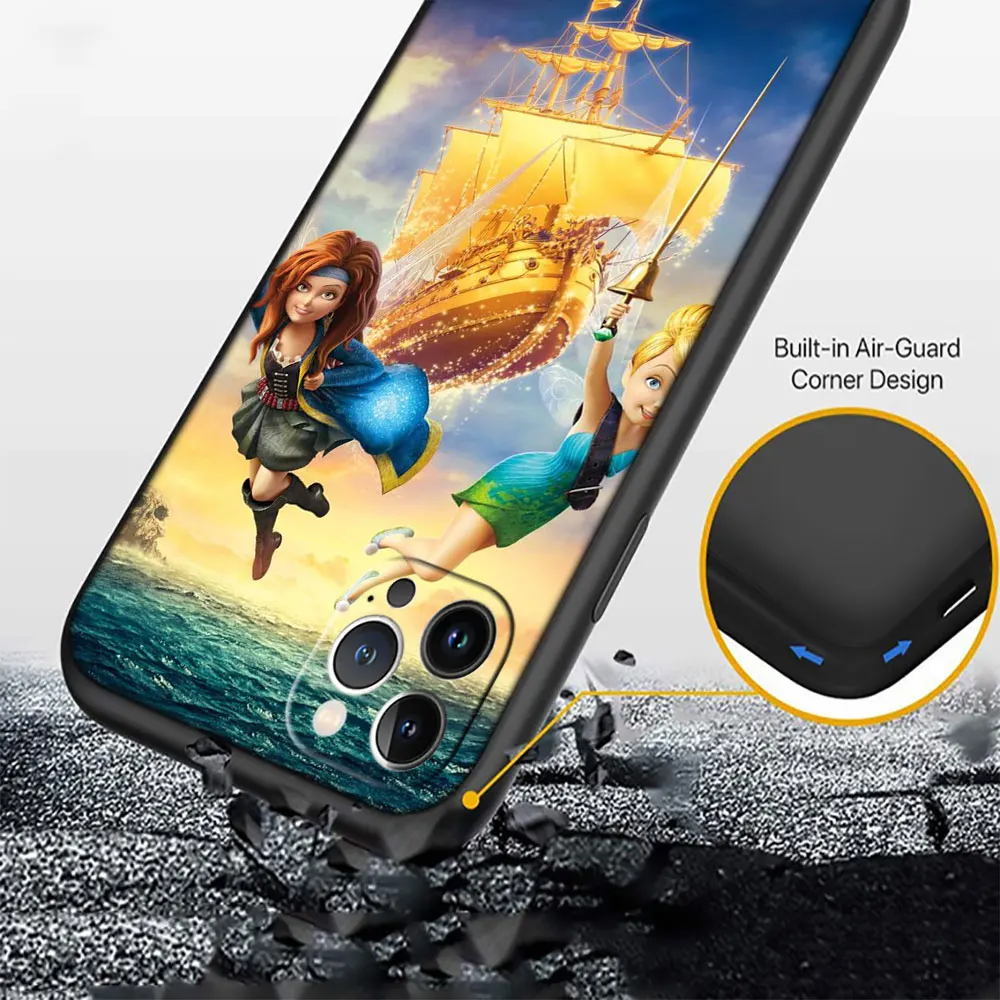 Мягкий силиконовый чехол RT63 Tinker Bell Tinkerbell для iPhone 15 14 13 12 11 Pro Max Mini Plus