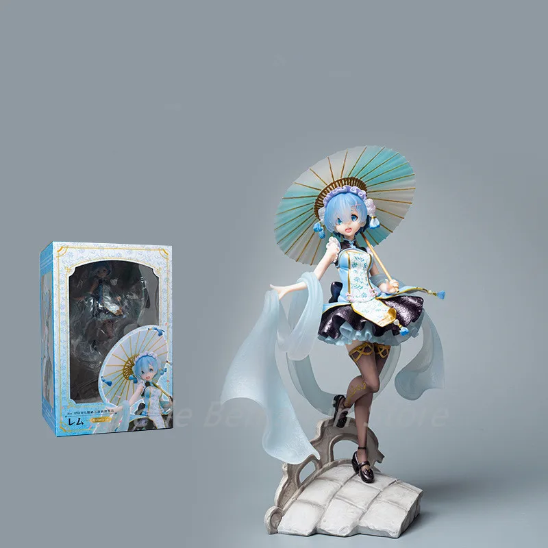 

28cm Re:ZERO Starting Life in Another World Rem Qilolita Anime Girl Figure Remu Ram Action Figure Adult Collectible Doll Toys