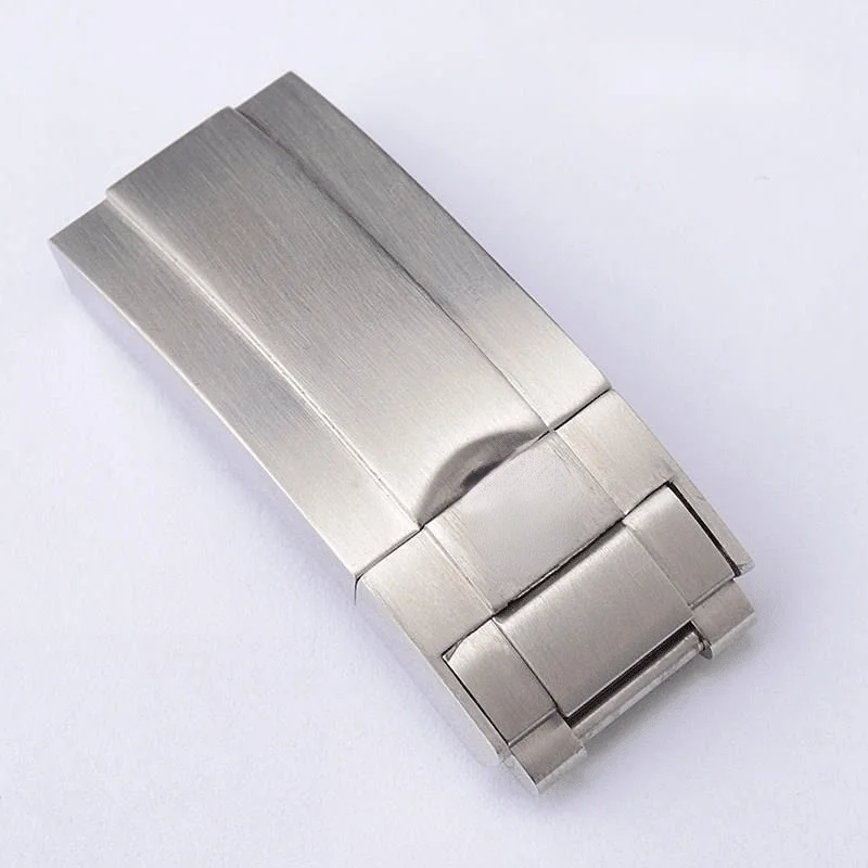 FOR Rolex 16MM 18MM Stainless Steel Watch Band Buckle Strap Clasp Accessories Buckle Without Logo Brushed Metal Watchbands