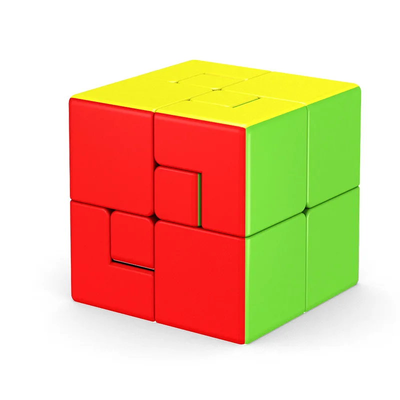 

Newest MoYu Puppet 2x2 3x3 Bandaged Magic Cube Meilong 2x2x2 3x3x3 Cubo Magico Mixup Speed Cube Puzzle Challenge Kids Toys