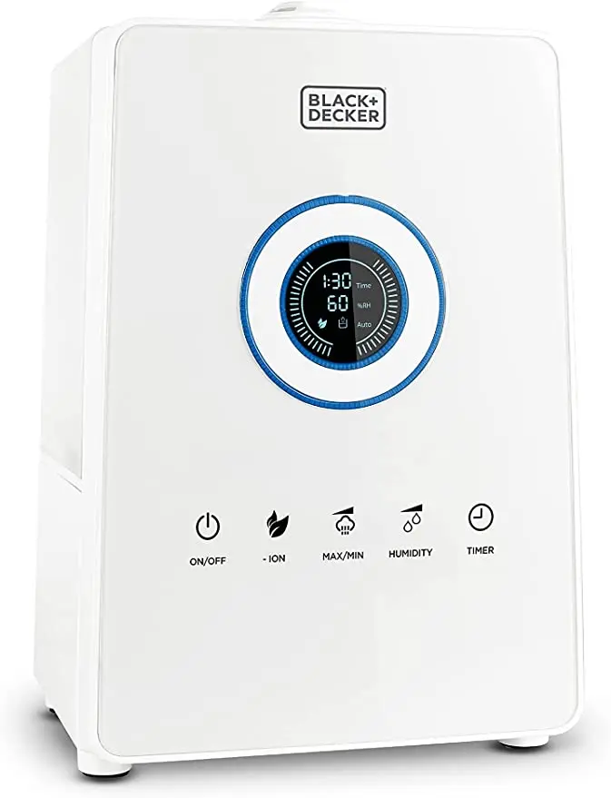 

Black+Decker 5.5 Liter Ultrasonic Humidifier With Digital Touch panel control
