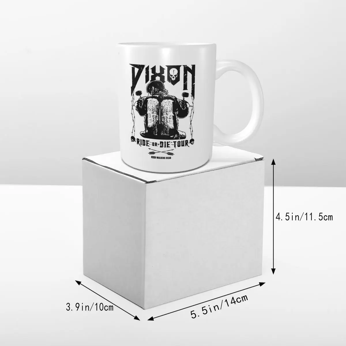 Amc &quotХодячие мертвецы&quot стандартная чашка для кофе 330 мл воды с двусторонней