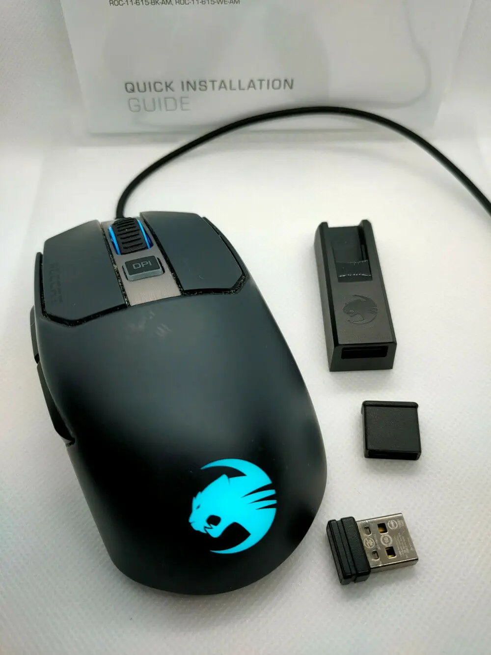 

Roccat Kain Aimo 200 RGB USB optical mouse + dongle + cable
