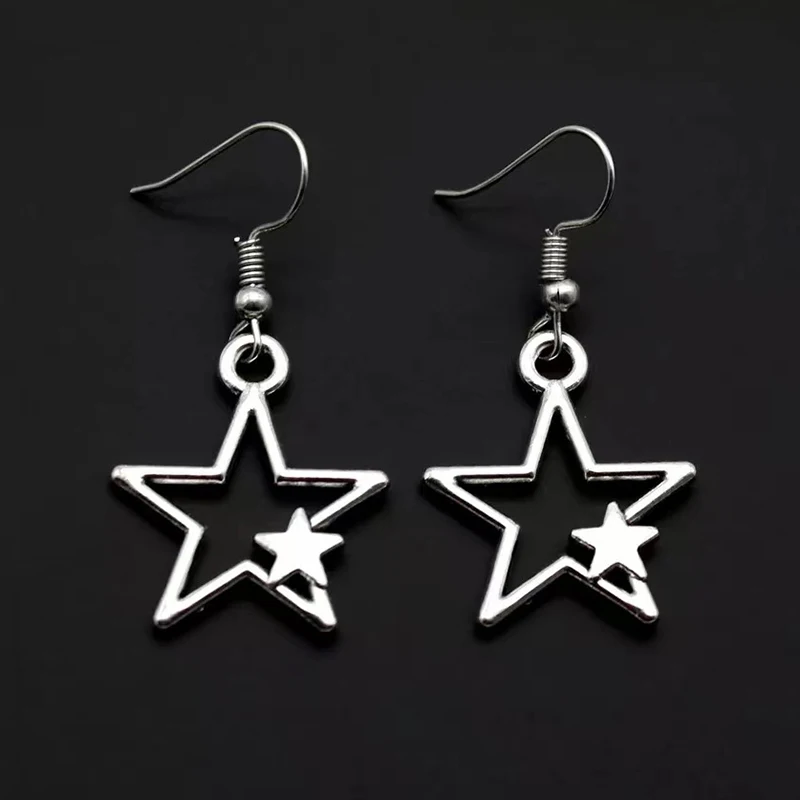 Серьги в виде звезд Y2k звезды подарки современные очаровательные серьги висячие