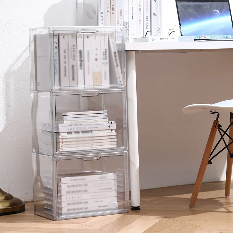 Dust-proof Handbag Display Box Dustproof Desktop Book Organi