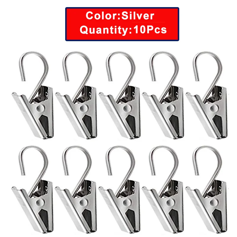 

Зажимы для штор из нержавеющей стали