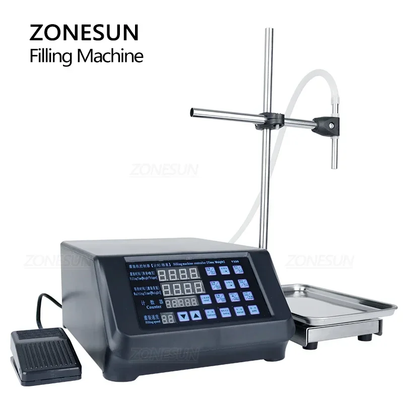Насос-дозатор ZONESUN ZS-DPYT320 с диафрагменным приводом и функцией взвешивания, для розлива жидкостей 1-1000 г в маленькие бутылки, для эфирных масел, соков, парфюмерии (art.: 3920db6e4e92d) - 3920db6e4e92d