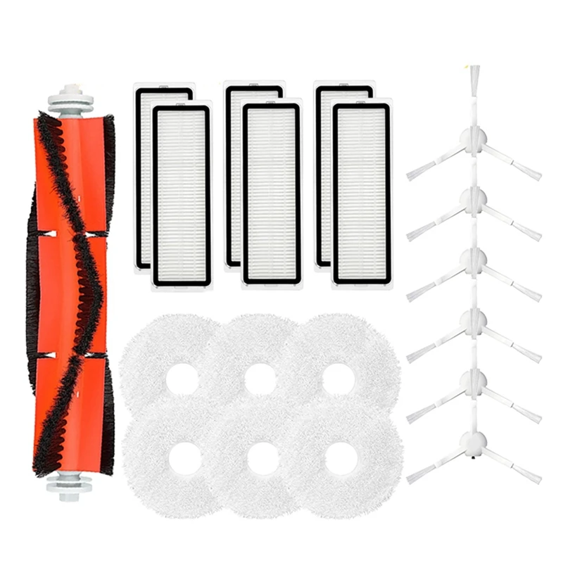 

For Xiaomi Mijia B101CN Sweeping Robot Three-In-One Main Brush Rag HEPA Filter Kit Accessories Replacement Washable Rag