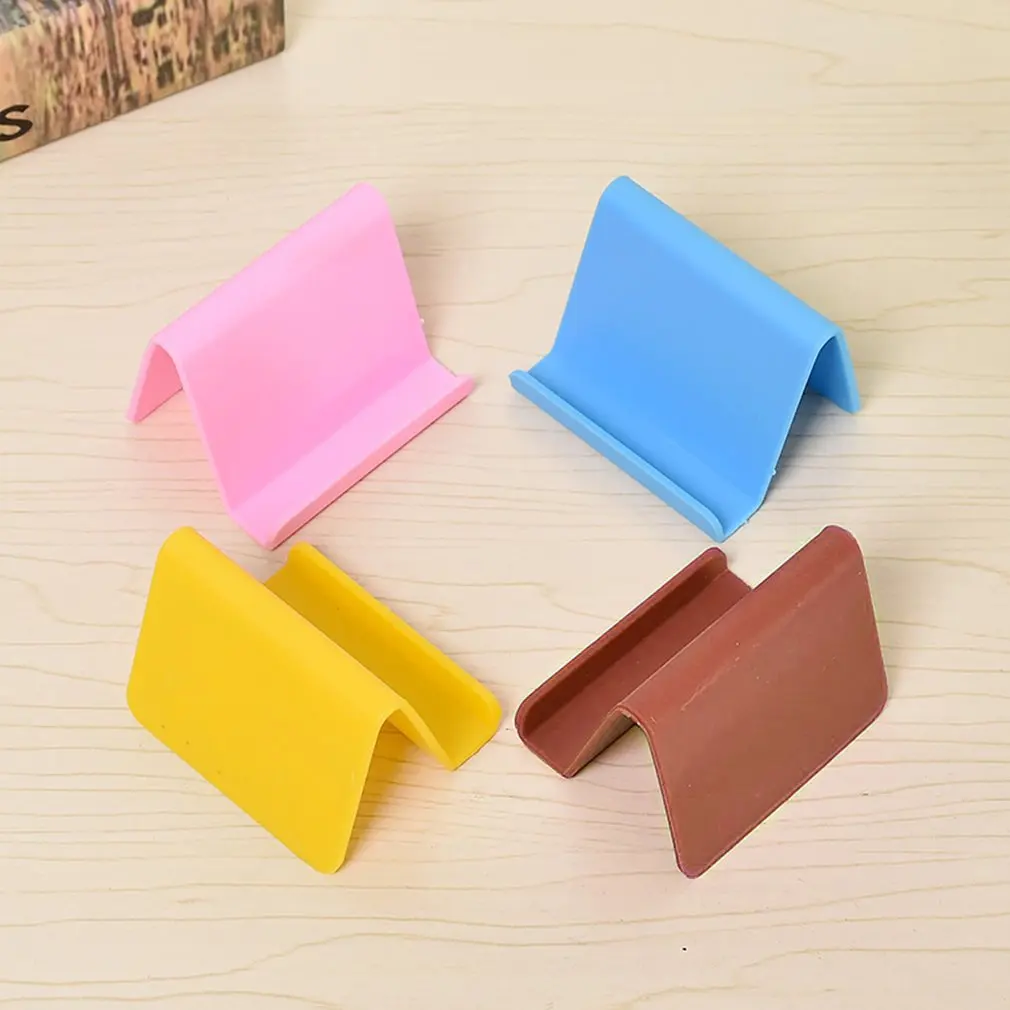 Random Color Portable Mobile Phone Holder Fixed Stand Home Supplies Universal Phone Support Phone Bracket for iPhone SmartPhones