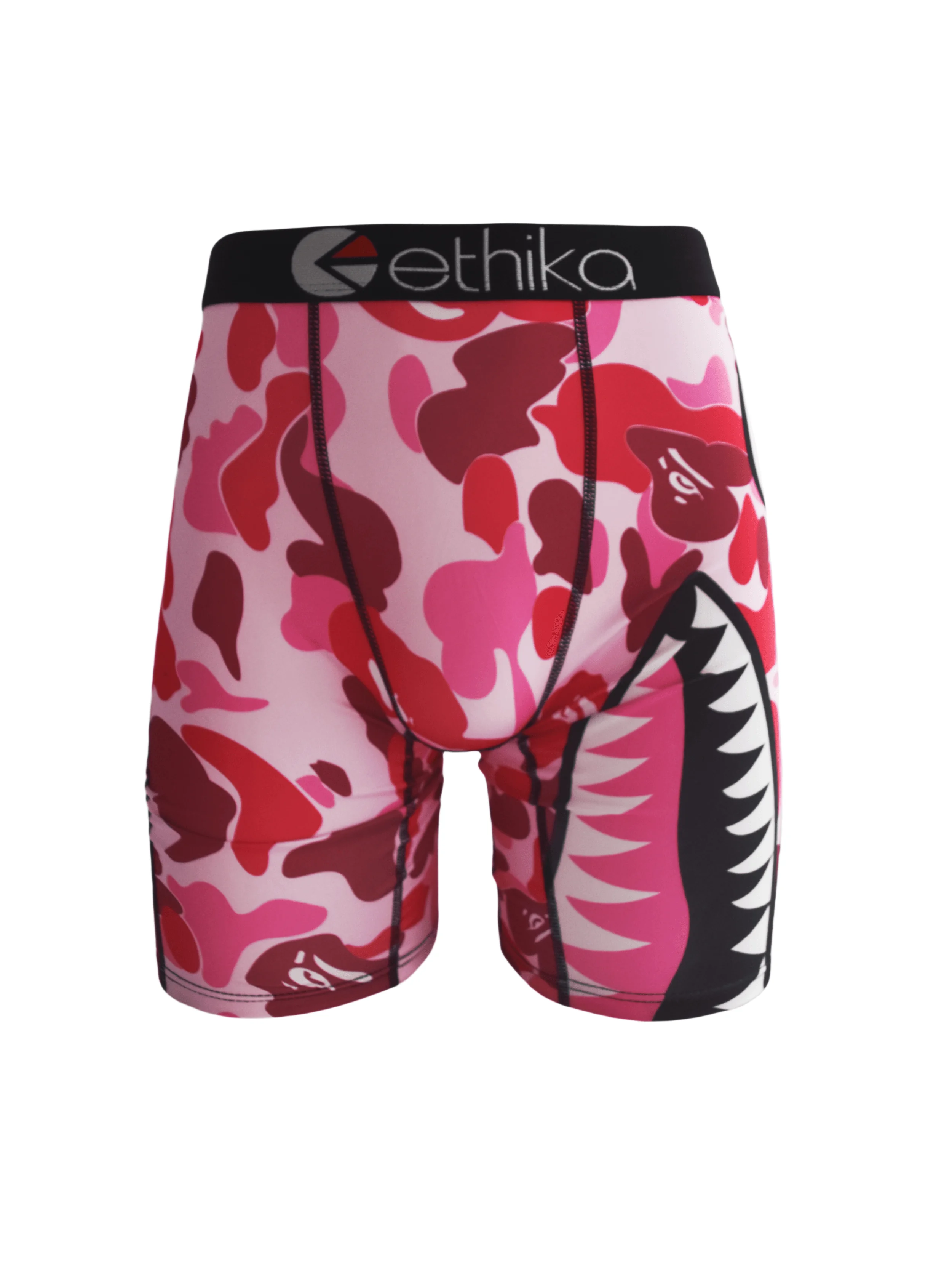 Фото ETHIKA летнее сексуальное мужское нижнее белье боксеры Cueca трусики нижнее белье трусы боксеры дышащие мужские трусы-боксеры с принтом №3