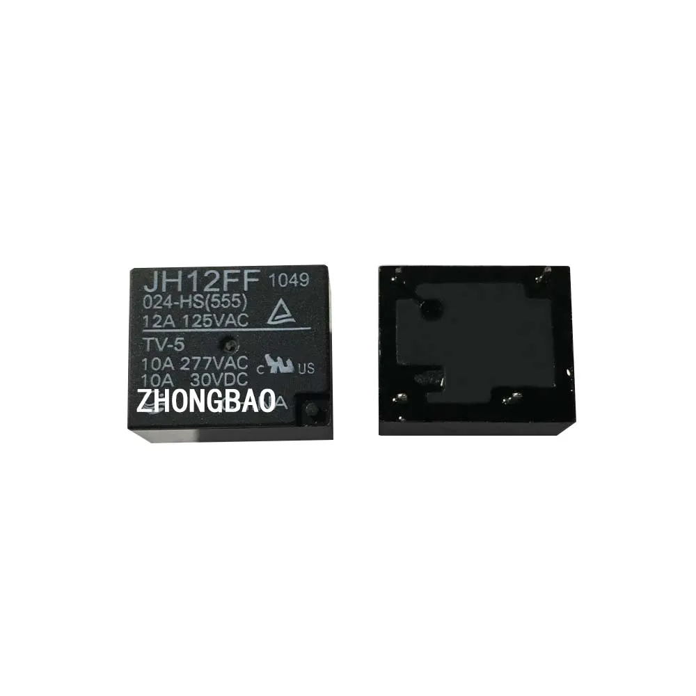 

NEW relay JH12FF 024-HS JH12FF-024-HS 24VDC DC24V 24V 10A 277VAC 4PIN