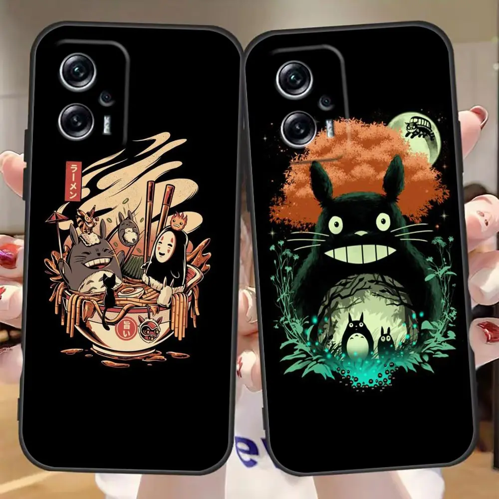 

Funda Coque Case for Redmi Note 10S 9 9S 9T 12 11S 11T 11 11E 10 Pro Plus 4G 5G Case Capa Studio Ghibli Spirited Away Totoro