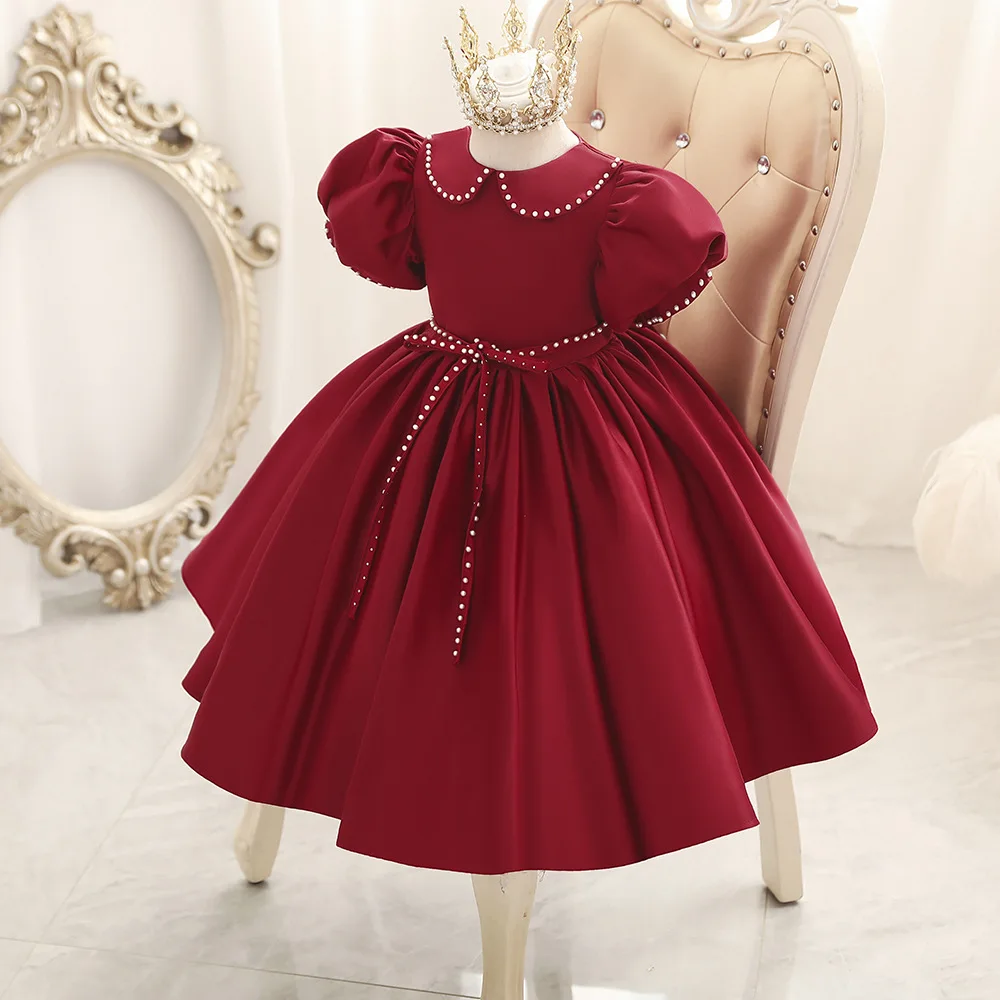 Цветочное винтажное платье для девочек детские платья свадебной вечеринки