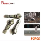 Шестигранный хвостовик, зеркальная зернистая пескоструйная обработка углеродистой стали, зеркальный Открыватель отверстий для деревообработки, Зенковка