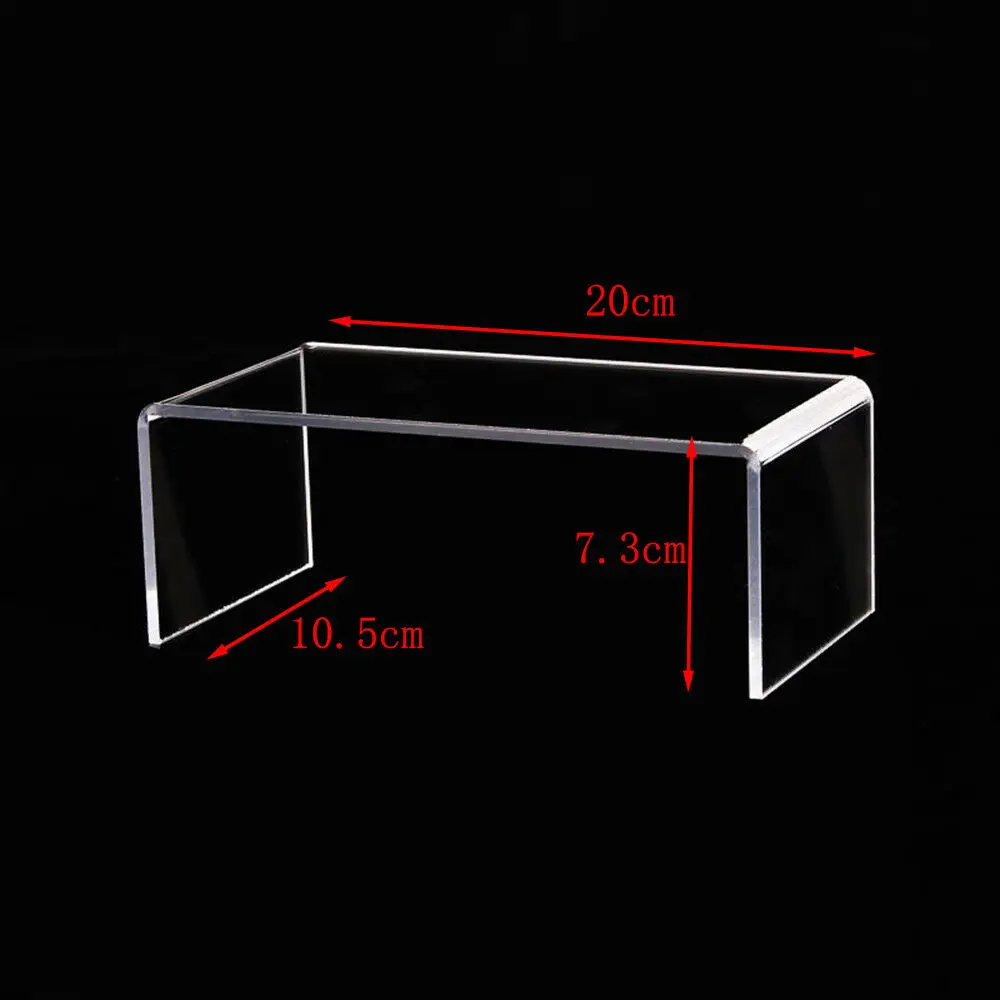 High Clear Acrylic Jewelry Bracelet Wallet Holder Toy Mobile Watch Bag Shoes Display Stand Shelf images - 6