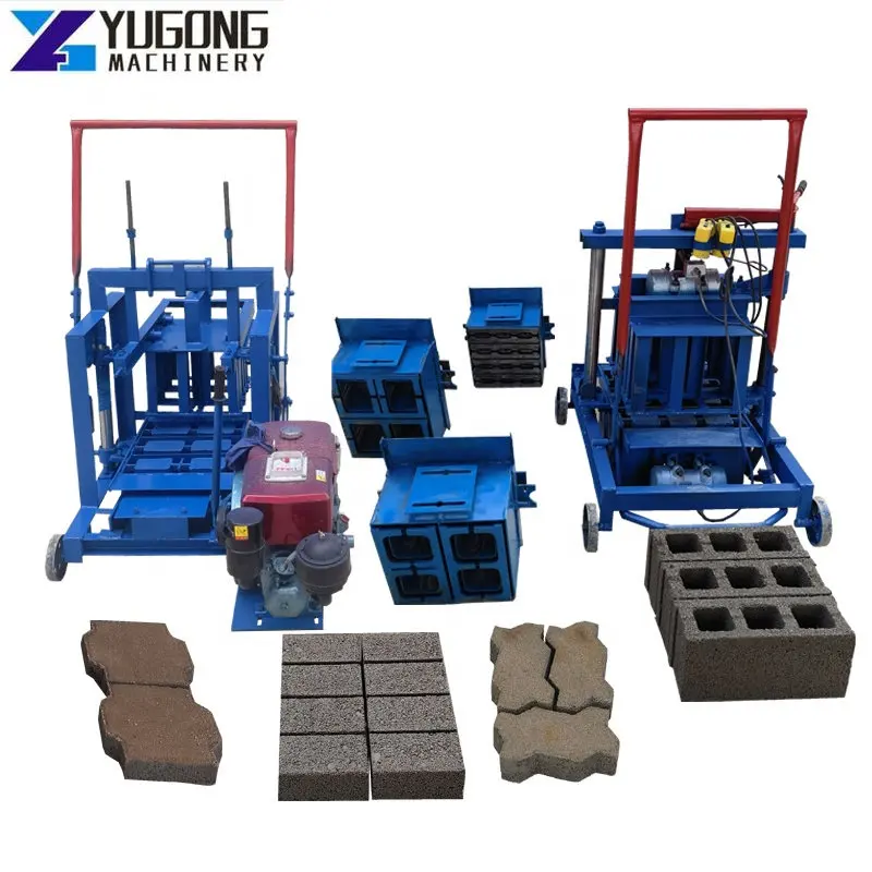 

Hollow Brick Block Making Machine for Sale In Kenya Malawi Cement Sand Brick Forming Maker Machinery