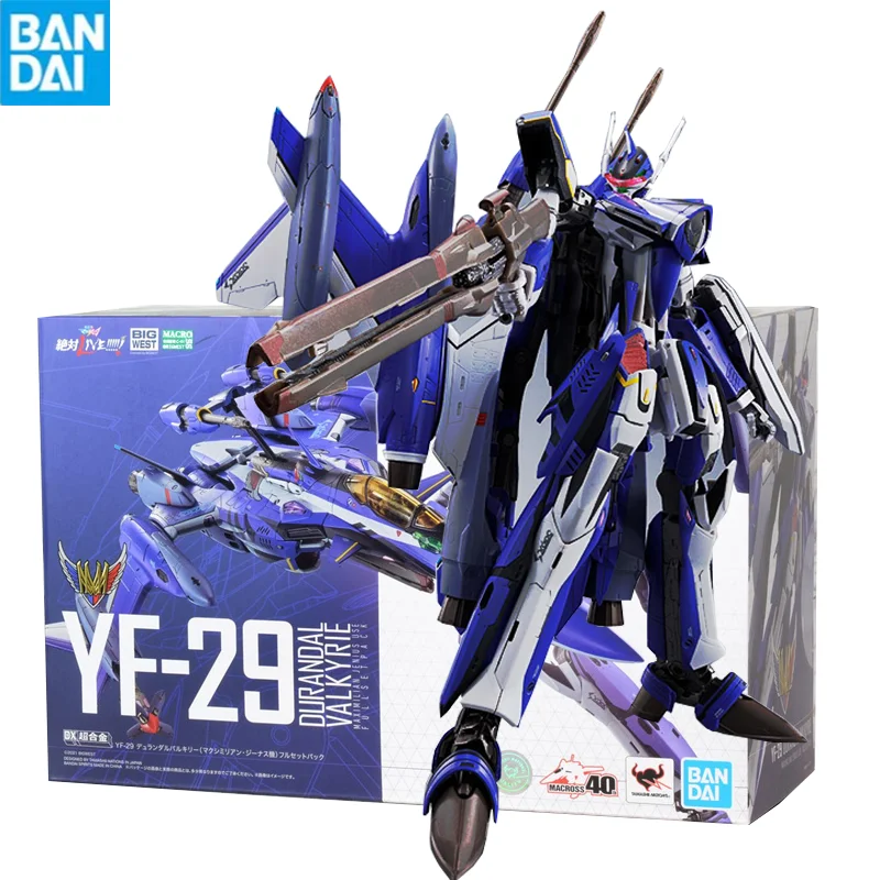 Bandai Dx Chogokin экшн-фигурка супер размер крепости Macross Yf-29 Durandal Valkyrie коллекционные модели роботов