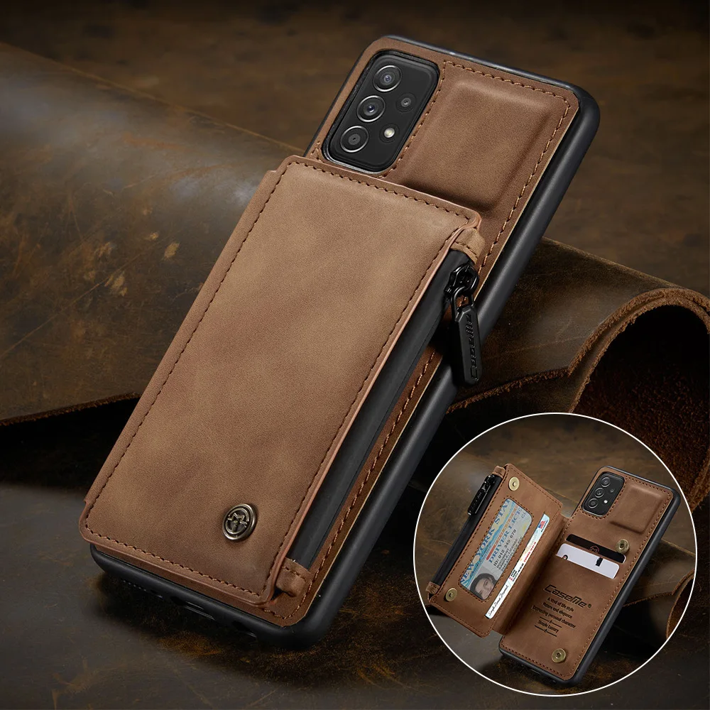 

Кожаный чехол-книжка для Samsung Galaxy S22 S21 S20 FE Lite S10 S9 S8 A52 A72 Note20 Note10 Note9