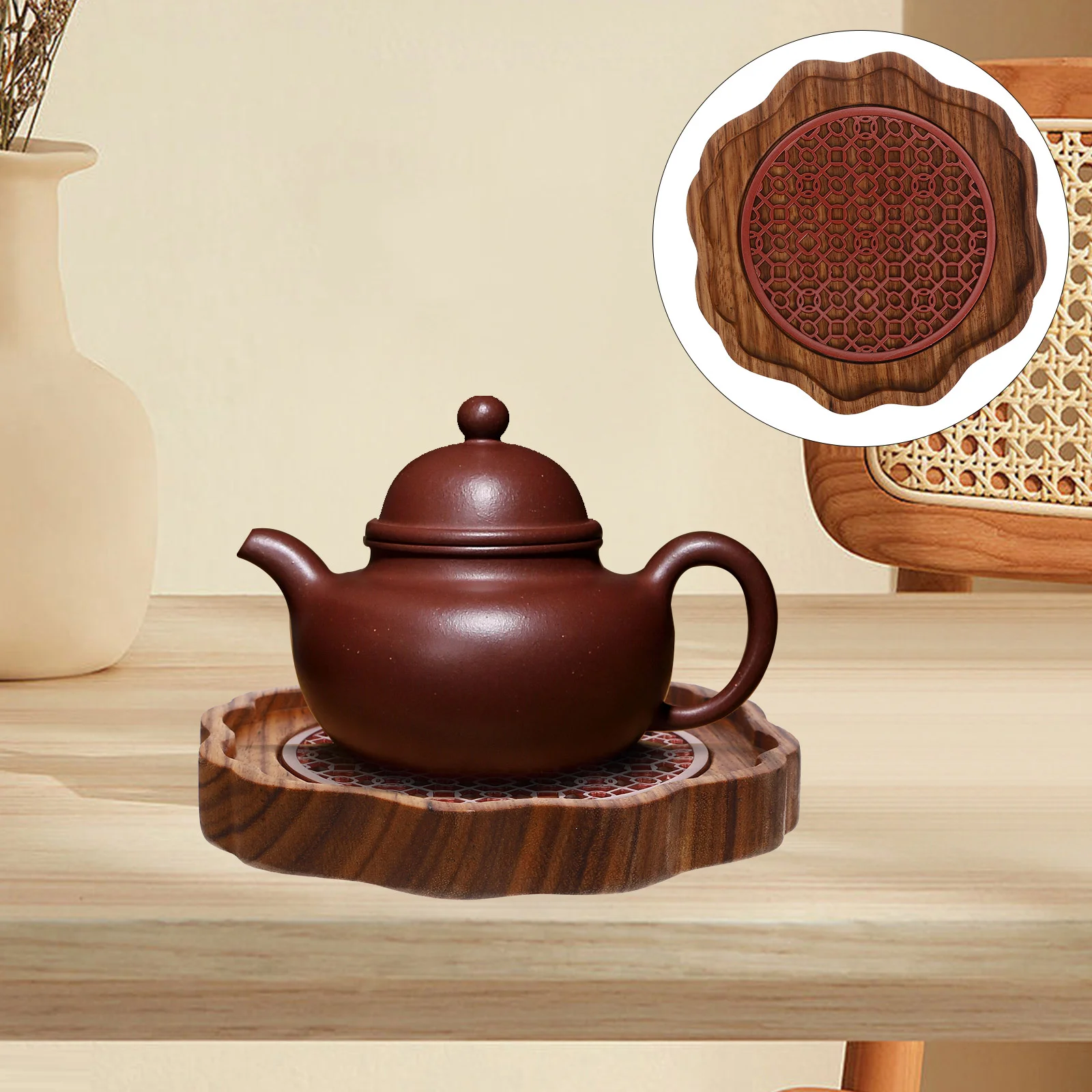 Домашний декор подшипник для чая поднос настольная подставка чашки квадратный