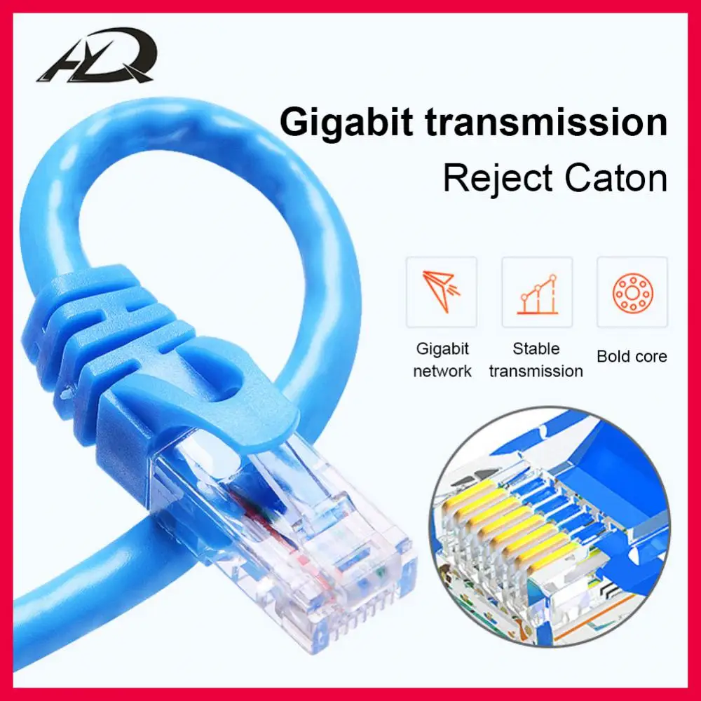 

Ethernet Cable Cat6 Lan Cable 5M-0.5M UTP Cat 6 RJ 45 Splitter Network Cable RJ45 Twisted Pair Patch Cord For Laptop Router