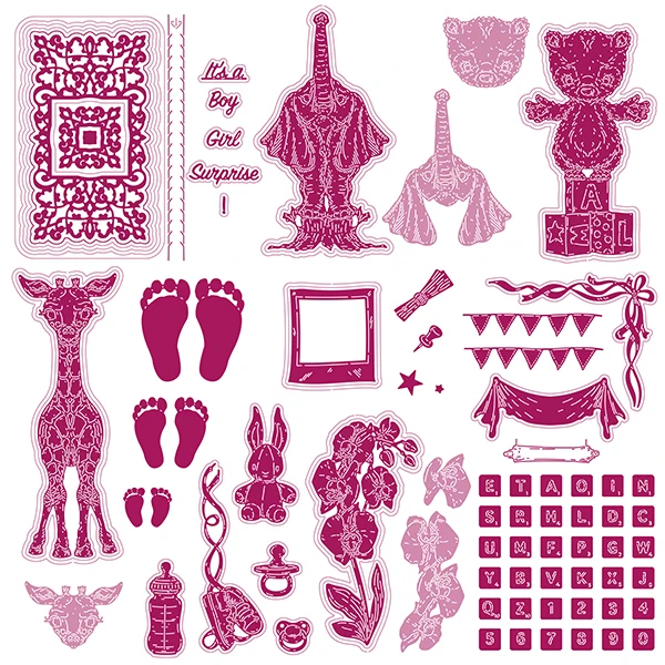 

Новинка, красивые художественные вырубные штампы в виде животных, декоративный трафарет, тиснение, шаблон «сделай сам», поздравительная открытка ручной работы 2022