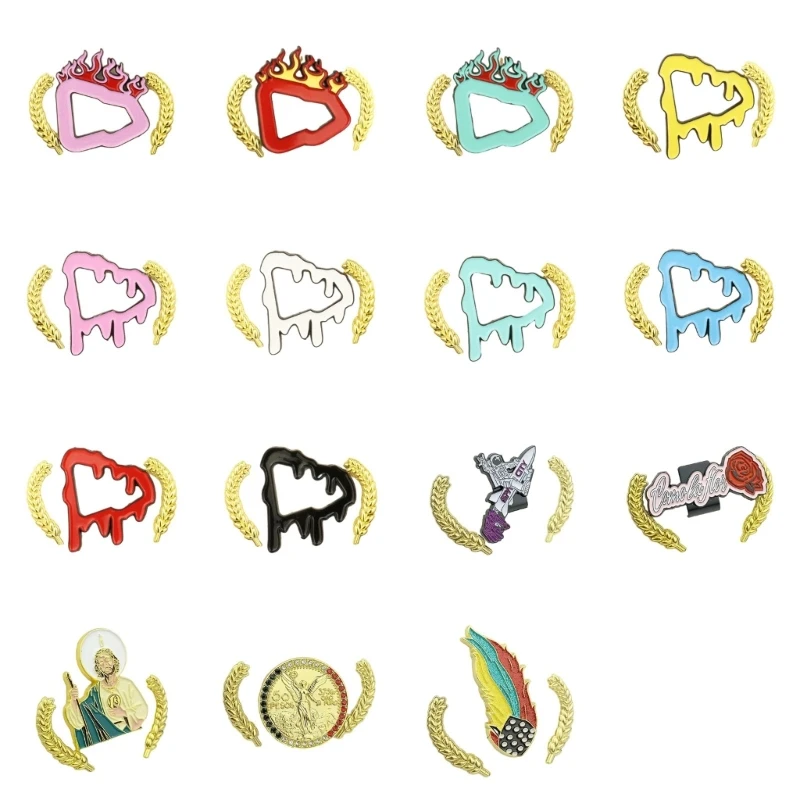 Модные шпильки для шляп взрослых декоративные шапки с пшеничными ушками булавка