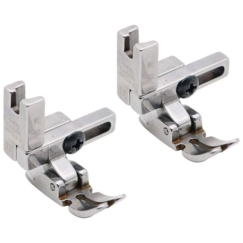 

2PCS Universal Presser Foot T3 3 In 1 Presser Foot Adjustable Left And Right Single-Sided Presser Foot