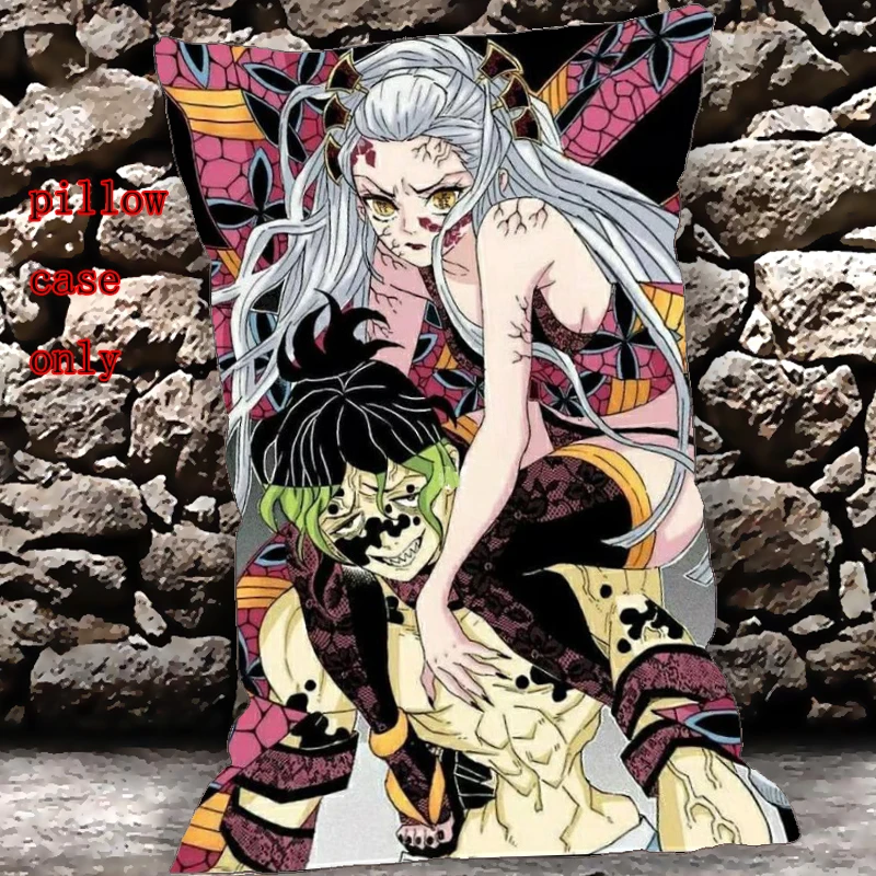 

Anime Dakimakura Pillow Case Demon Slayer Kimetsu no Yaiba Giyuutarou Daki Cover Home Decoration Accessories 60x40cm