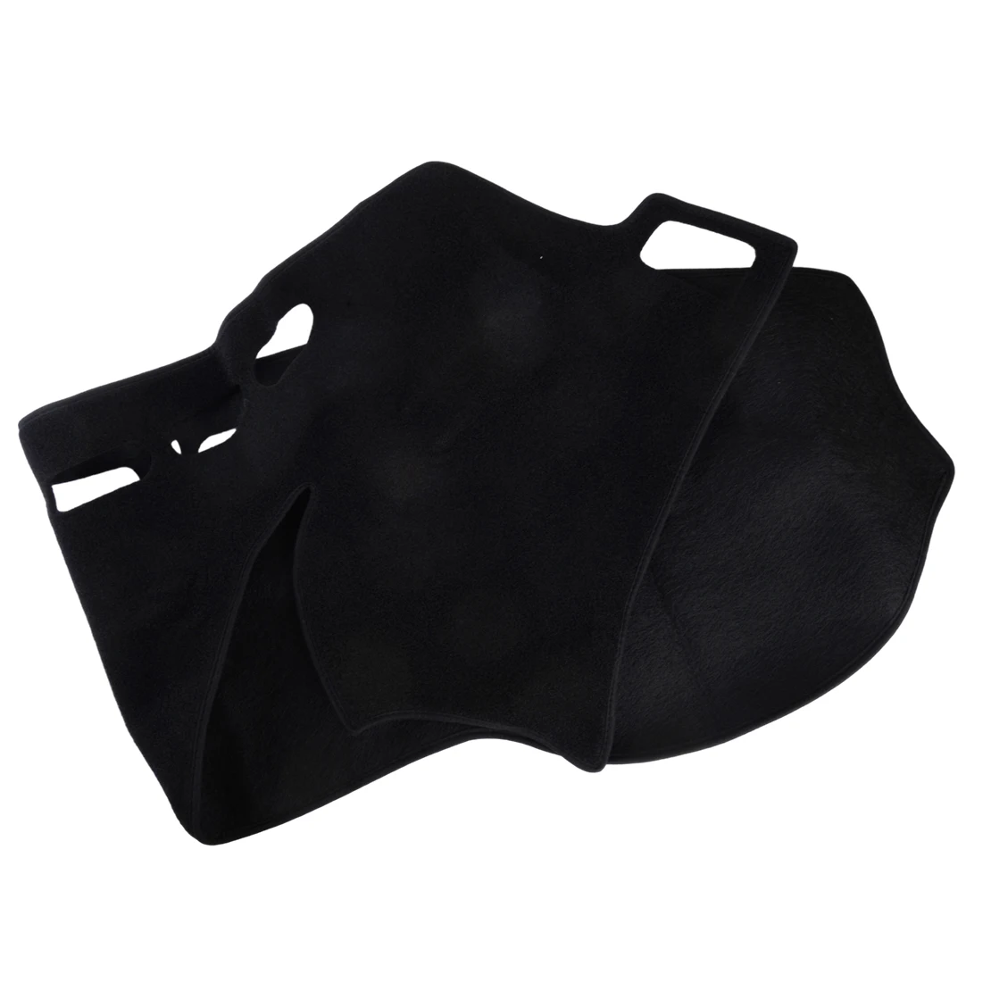 Черный полиэстеровый автомобильный коврик для приборной панели защитная