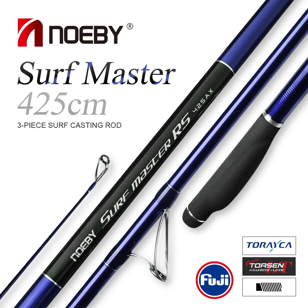 Noeby Surfcasting Fishing Rod 425cm AX BX 3 sections Long Di