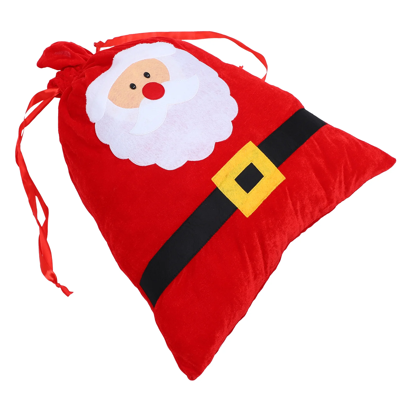 

1Pc Christmas Theme Storage Pouch Gift Bag Santa Pattern Present Pouch