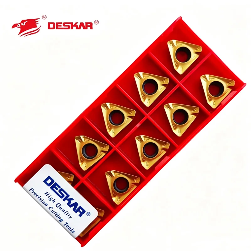 Фото DESKAR 3PKT 3PKT100408 3PKT150508 3PKT100408R-M 3PKT150508R-M LF6028 CNC TE90 TCF Концевые фрезы Твердосплавные фрезерные пластины №3