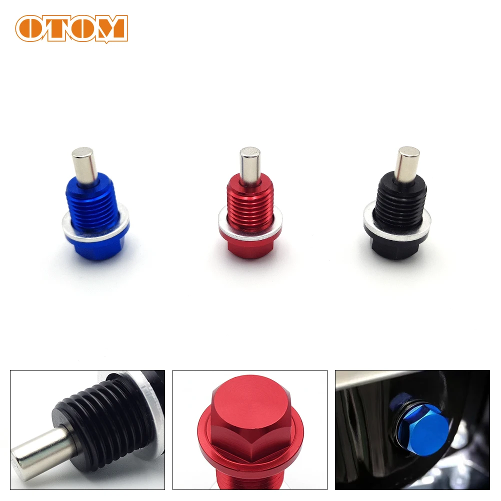 

OTOM мотоцикл M14 × 1,5 Магнитная Заглушка Отверстия масла болт прямой винт автомобильный картер двигателя масляная сковорода отстойник гайка д...