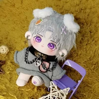 anime game light and night charlie sue idol kawaii cosplay plush doll body toy dress up collection with clothes plushie gifts