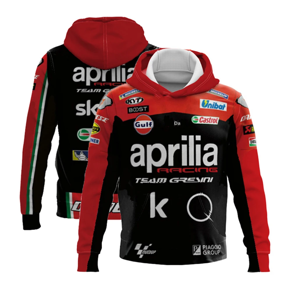 

Red hooded men's Sweatshirt, quick drying Sportswear, team jersey, 2023 season, F1 match point