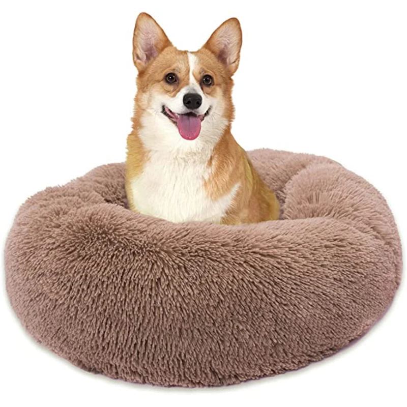 

Супермягкая кровать для собак, плюшевый коврик для кошек, кровать для больших собак, кровать для лабрадоров, круглая подушка, аксессуары для...