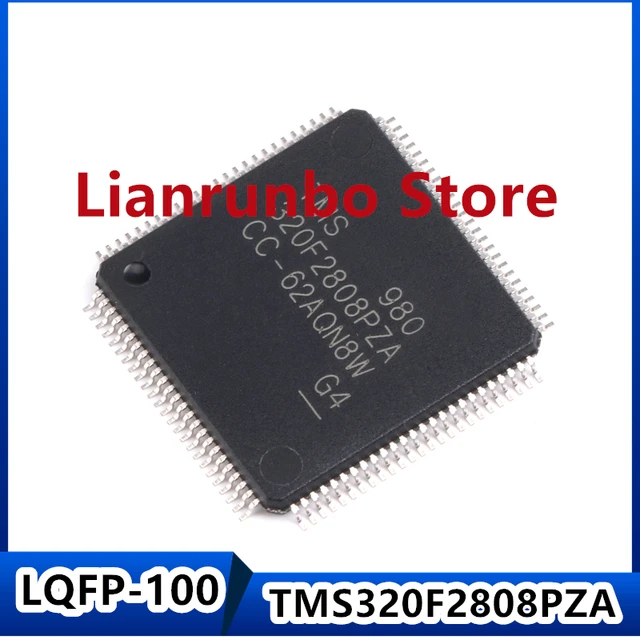 New original TMS320F2808PZA LQFP-100 CPU core: Other series CPUs Maximum main frequency: 100MHz Program storage capacity: 128KB 2