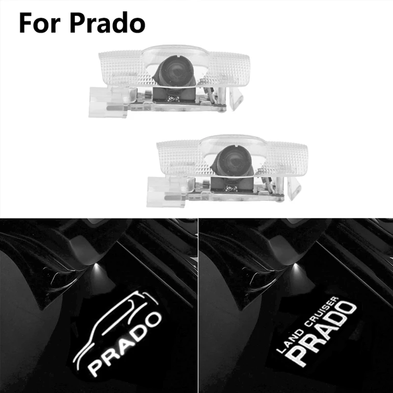 

Car Door Welcome Lights Styling For Land Cruiser Prado 150 2700 4000 2010-2021 Courtesy Projector Ghost Shadow Lamp Accessories